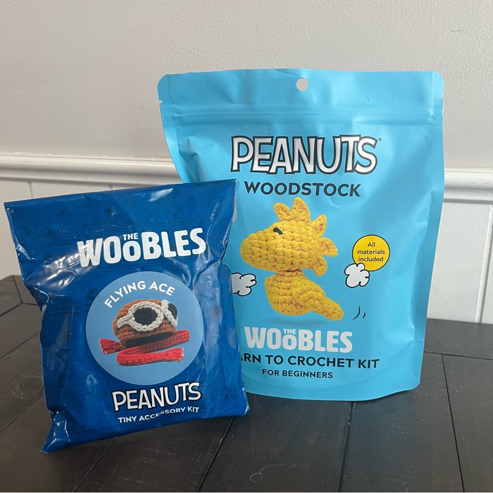 Woobles Woodstock Crochet Kit with Flying Ace Accessory Kit